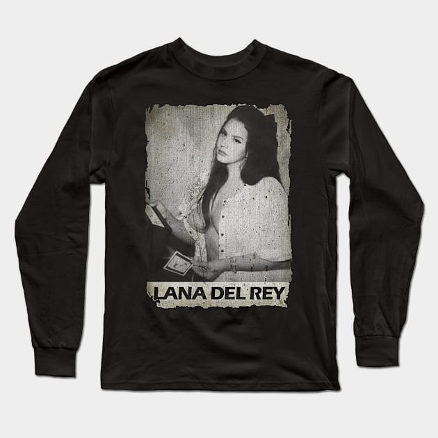 Lana Del Rey Long Sleeve T-Shirt by WHITE ANGEL STUDIO